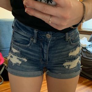High waisted shorts